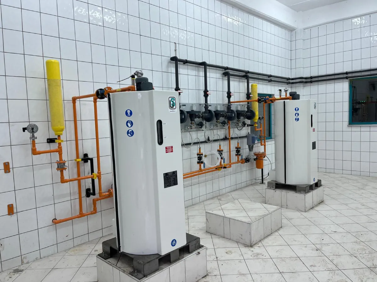 Gaz klor binası genel görünümü