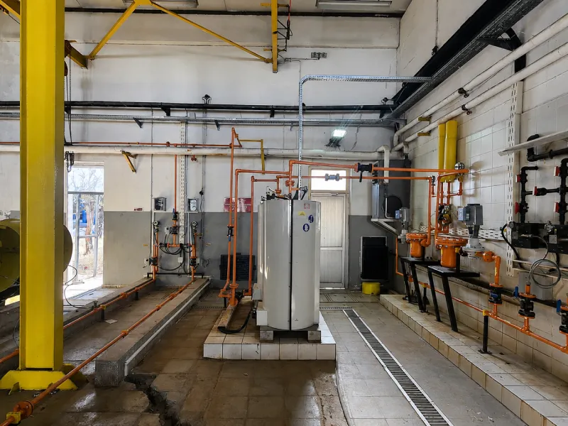 Gaz klor binası ekipman uygulaması